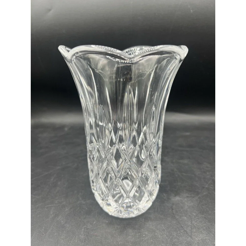 Vintage Gorham King Edward Crystal Vase 6.5